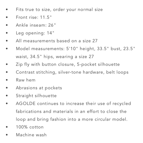 Agolde Riley Jeans - Picture 6 of 6